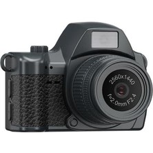 Store Torima Dijital Fotoğraf Makineleri Video Mini Kamera 2k Video 128GB Destekli CMR42 Siyah