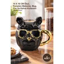 Yenilig 4 Adet Porselen Kupa Bardak – 14 x 16 cm Ölçü, Porselen Malzeme, Mug, Çay ve Kahve Kullanımı