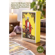Yenilig 3 Adet Tarot Kartı – 12 x 7,5 cm Boyut, Fal ve Rehberlik Için Kart Seti, Tarot Cards, Divination