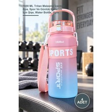 Yenilig 4 Adet Sport Su Matarası – 1600 ml Tritan Malzeme Içermez Bpa, Spor ve Günlük Kullanım Için Şişe, Water Bottle, Gym