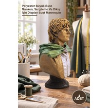 Yenilig 4 Adet Sam Büst – Polyester Büyük Büst Manken, Sergileme ve Dikiş Için Display Bust Mannequin