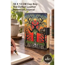 Yenilig 2 Adet Deri Defter – 18 x 13 cm Cep Boy Not Defteri Leather Notebook Journal