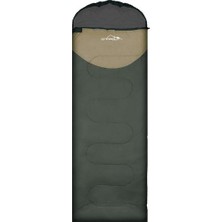 Nurgaz Campout Uyku Tulumu 4-12℃ Sıcaklık Limitleriyle Polikoton Astar 190+30x75 cm