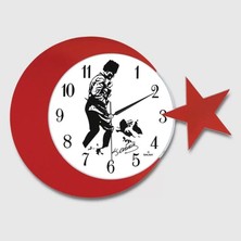 Skygo Ay Yildiz Duvar Saati 134-3