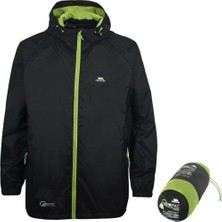 Trespass Qikpac - Unisex Packaway Unisex Siyah Yağmurluk