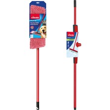 Vileda Pet Pro Universal Yer Temizlik Sistemi + Çekçek Mikrofiber Malzeme ile Ergonomik Tasarım