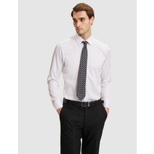 Pierre Cardin Beyaz Non Iron Kolay Ütülenebilir Slim Fit Uzun Kollu Basic Gömlek 50331446 VR013