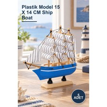 Yenilig 5 Adet Gemi – Plastik Model 15 x 14 cm Ship Boat