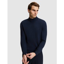Pierre Cardin Lacivert Melanj Slim Fit Basic Kazak 50331459 VR120