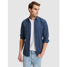 Pierre Cardin Indigo Slim Fit Uzun Kollu Gömlek 50333841 VR028
