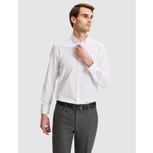Pierre Cardin Beyaz Customize Fit Uzun Kollu Gömlek 50331450 VR013
