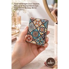 Yenilig 3 Adet El Aynası – Taşlı Dikdörtgen Ince Tasarım, Makyaj ve Kişisel Bakım Için Hand Mirror Makeup Mirror