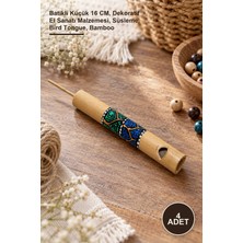 Yenilig 4 Adet Bambu Kuş Dili – Batikli Küçük 16 Cm, Dekoratif El Sanatı Malzemesi, Süsleme, Bird Tongue, Bamboo