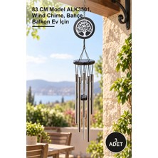 Yenilig 3 Adet Metal Rüzgar Çanı – 83 cm Model ALK3501, Wind Chime, Bahçe Balkon Ev Için
