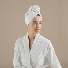 Chakra Solıd Bambu Saç Bonesi Beyaz