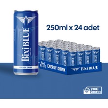 Bixi Blue Enerji Içeceği 250ML x 24 Adet Yerli Üretim