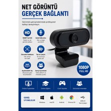 Eseno Select Webcam Orjınal 1080P Hd Konferans Kamera Dahili Mikrofon Görüntülü Sohbet Yayın Kamerası Hd V