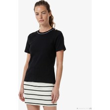 Nautica Kadın Siyah Slim Fit T-Shirt 65V711T.0TB