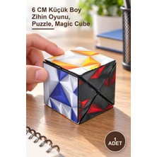 Yenilig 1 Adet Sihirli Küp Yapboz – 6 cm Küçük Boy Zihin Oyunu, Puzzle, Magic Cube
