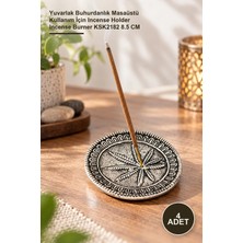 Yenilig 4 Adet Metal Tütsülük – Yuvarlak Buhurdanlık Masaüstü Kullanım Için Incense Holder Incense Burner KSK2182 8.5 cm