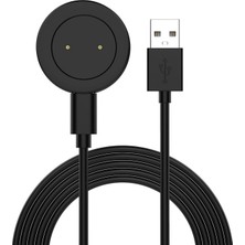 Caseonn Honor Magic Watch 2 42MM Manyetik USB Hızlı Şarj Kablosu Siyah