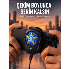 Skygo Oyunlar İçin Telefon Soğutucu – 65-85 mm Uyumlu, Dijital Ekranlı Yeni Nesil