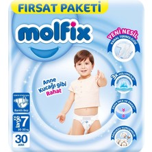 Molfix Bebek Bezi 7 Beden 20-30 kg Xx Large 30 Adet Fırsat Pk