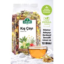 Arifoğlu Kış Çayı Bitkisel Karışım 100 gr Hatmi Çiçeği ve Nane İçerikli Sağlıklı Seçim