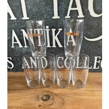 Sanat Taciri 6 Adet Beylerbeyi Rakı Bardağı Mekan Ismi Yazılı Orjinal Rakı Bardağı