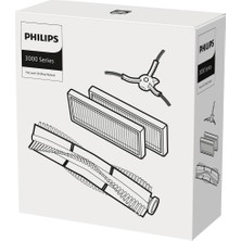 Store XV1433/00 Vakum ve Paspas Robotları 2000 ve 3000 Serisi Orijinal Yedek Kit. 2 EPA11 Filtre, 1 Ana Fırça ve 1 Yan Fırça. Şu Modeller Için: XU2000, XU2100, XU3100, XU3110, XU3000