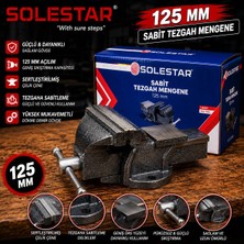 Solestar Sabit Tezgah Mengene 125 mm