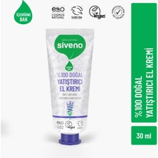 Siveno %100 Doğal El Ve Vücut Kremi Lavanta Cilt Yatıştırıcı Onarıcı Yoğun Nemlendirici Vegan 30 ml