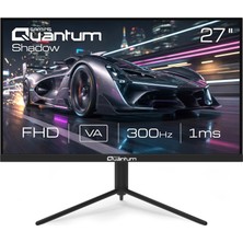 Quantum Shadow MG27B-A Fhd Va 300Hz 2xhdmı+2xdp Dahili Hoparlör 27" Flat Siyah Yükseklik Ayarlı Gaming Monitör QNMNT10F080957