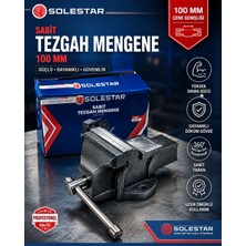 Solestar Sabit Tezgah Mengene 100 mm