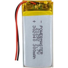 Powermaster 402030 3.7 Volt 200 Mah Lityum Polimer Pil