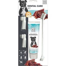 M-Pets Köpekler Için Biftekli Diş Fırçalama Seti 31,5X14X4 cm