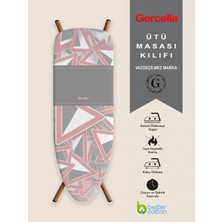 Gercella (Hediyeli) Elegant Ütü Masası Kılıfı Bezi Örtüsü