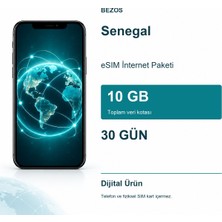 Senegal Esım Internet Paketi 10 GB 30 Gün