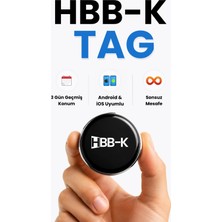 HBB-K Tag Akıllı Takip Cihazı –iOS & Android Uyumlu