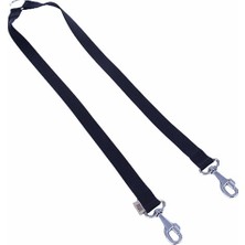 Doggie Dokuma Ikili Köpek Gezdirme Aparatı Siyah 2,5X70-60 cm