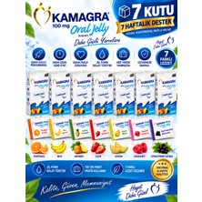 Polen Marketing KAMÂGRA100 7 Kutu Içinde 7 Farklı Aroma 100% Orijinal Performans Arttırıcı