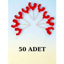 Nostaljik Lezzetler Nostaljik Horoz Şekeri Büyük Boy 50 Adet