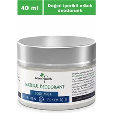 Green Youth COOL MİST Yeni Nesil, Doğal içerikli Erkek Deodorantı ve Ter Kokusu Önleyici, Alüminyum, Paraben ve Alkol İçermez.