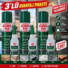 Somafix Soma Fıx S663 Genel Amaçlı Hızlı Yapıştırıcı + Aktivatör Seti – Güçlü Hızlı Yapıştırma**