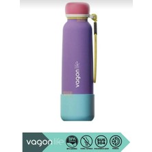 Senacacollection 750ml Düz Desenli Pipetli/Pipetsiz Kullanım İpli El Askılı Kaymaz Tabanlı Paslanmaz Çelik Termos