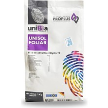 Unibba Unisol Foliar Npk Yaprak Gübresi 11-5-19+(9cao)+(2mgo)+Te 1 kg