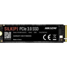 Hiksemi Sılk(P) 256GB M.2 2280 Pcıe 3.0 Nvme SSD 2280MB/S Okuma 1800MB/S Yazma 5 Adet