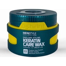 Ostwint Profesyonel Saç Şekillendirici Keratin Care Wax, Doğal ve Güçlü Tutuş, Uzun Süreli Etki, No:03 150ml