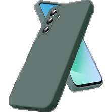 Samsung Galaxy A17 5g Nano Içi Kadife Silikon - Koyu Yeşil
