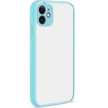 Apple iPhone 12 Kılıf Montreal Silikon Kapak - Turkuaz